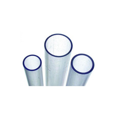Tube PVC Pression transparent diamètre 25 mm - Longueur : 95 cm - PN 10 -  PVC/Tubes / Tuyaux PVC -  - Aquariophilie